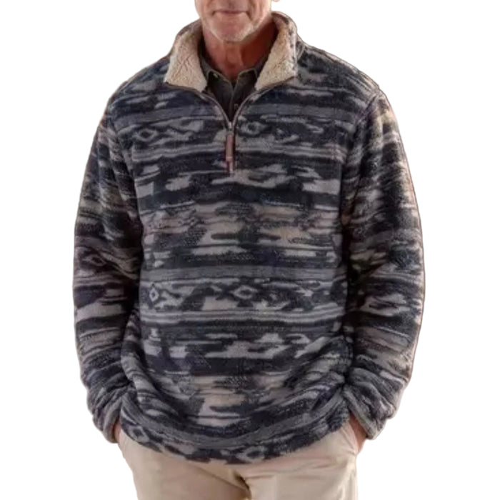 True Grit Men's Charcoal 1/4 Zip Pullover
