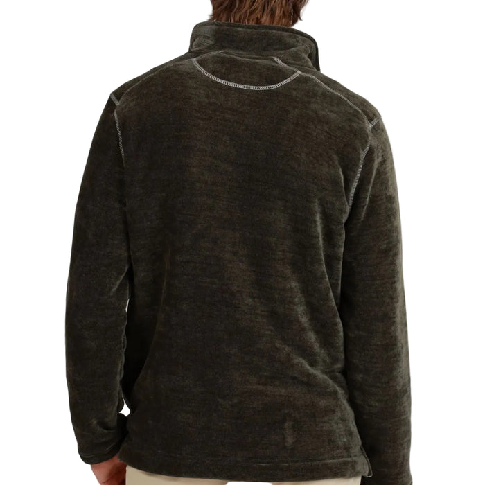 True Grit Men's Olive 1/4 Zip Pullover