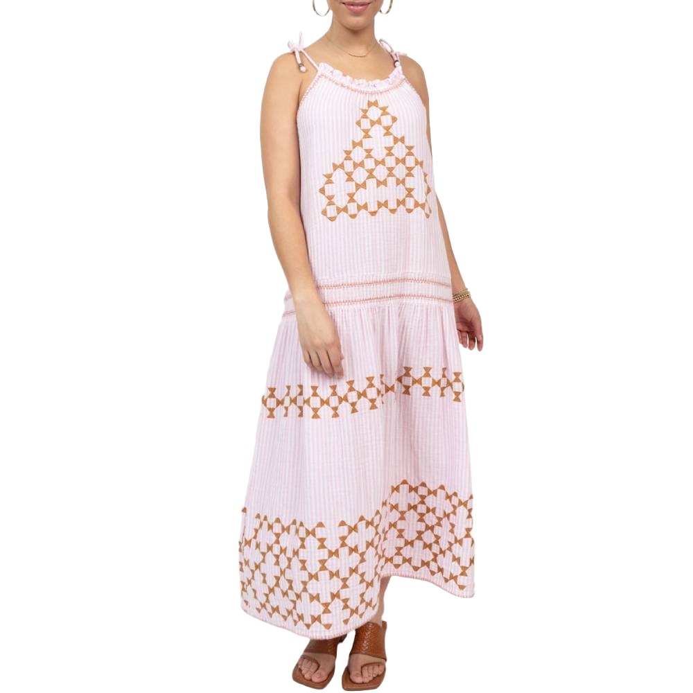 Uncle Frank Candy Stripe Dress - Final Sale S Uncle Frank Candy Stripe Dress - Final Sale S
