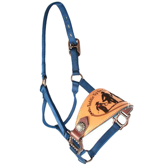 Trophy Bronc Nose Nylon Halter #23 Customs & Awards - Halters Teskey's
