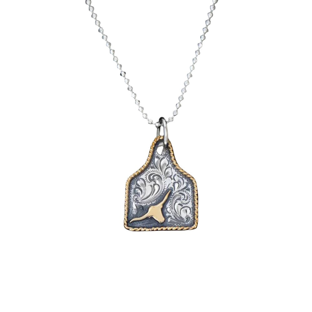 VOGT Goldhorn Eartag Necklace WOMEN - Accessories - Jewelry - Necklaces Vogt Silversmiths   