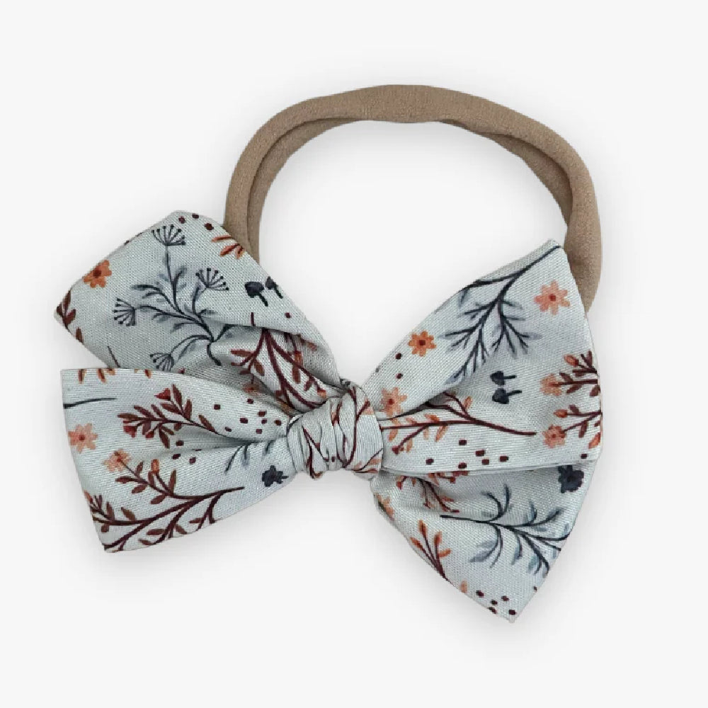 Velvet Fawn Pinwheel Tack Bow - Teskeys