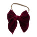 Velvet Fawn Fable Cranberry Velvet Bow KIDS - Accessories Velvet Fawn   