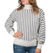 Vigoss Button Shoulder Knit Sweater WOMEN - Clothing - Sweaters & Cardigans Vigoss   