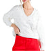 * V-Neck Rhinestone Sweater - FINAL SALE *Size S WOMEN - Clothing - Sweaters & Cardigans Vine & Love
