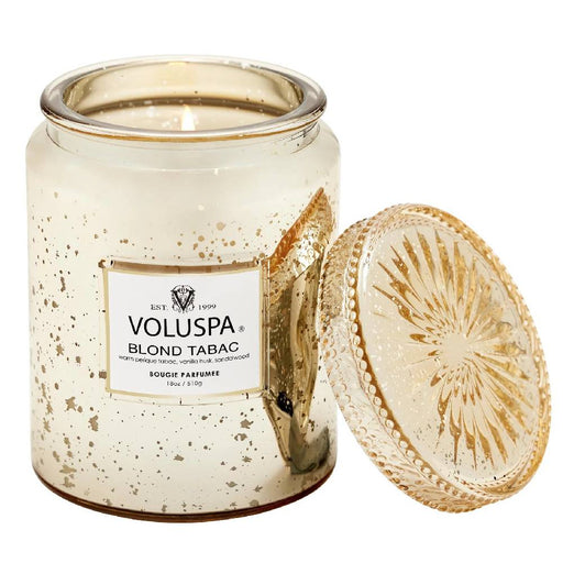 Voluspa Blond Tabac Candle - Large Speckle Jar HOME & GIFTS - Home Decor - Candles + Diffusers Voluspa   