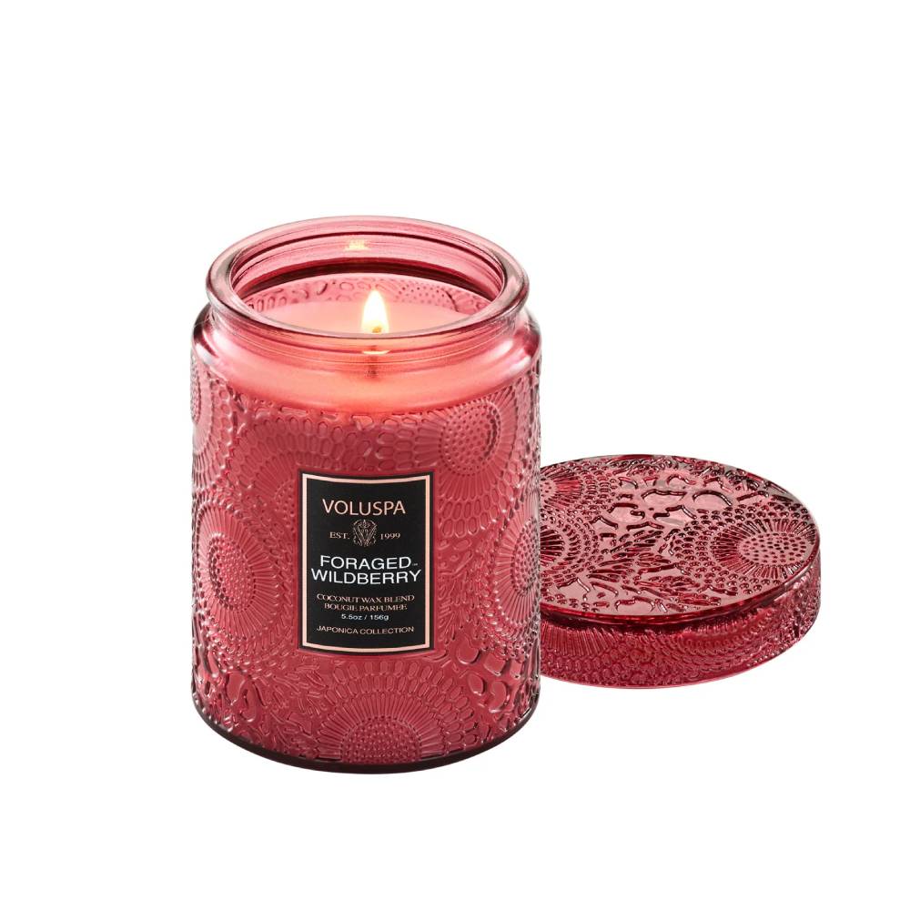 Voluspa Foraged Wildberry Small Jar Candle HOME & GIFTS - Home Decor - Candles + Diffusers Voluspa   