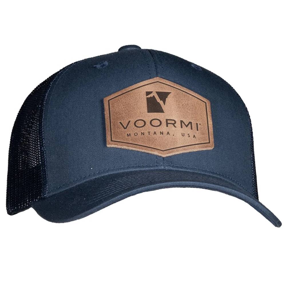 Voormi Leather Patch Hat - Denim HATS - BASEBALL CAPS Voormi   