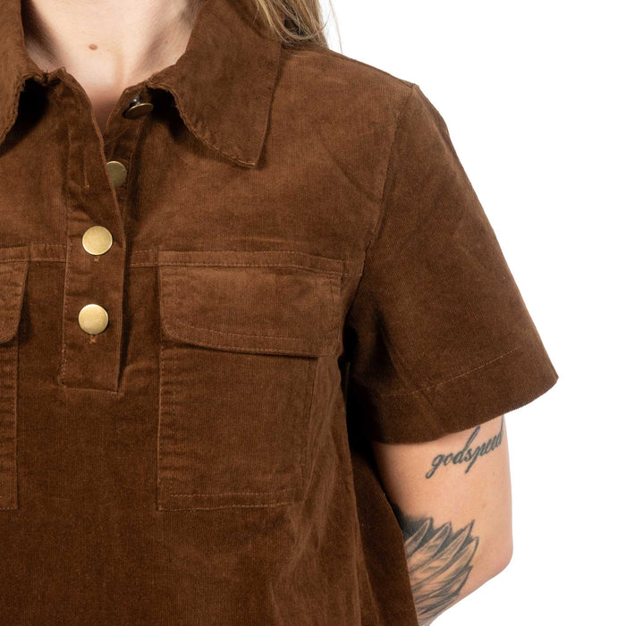 Women's Corduroy Mini Dress