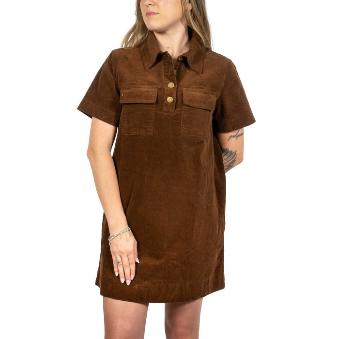 Women's Corduroy Mini Dress