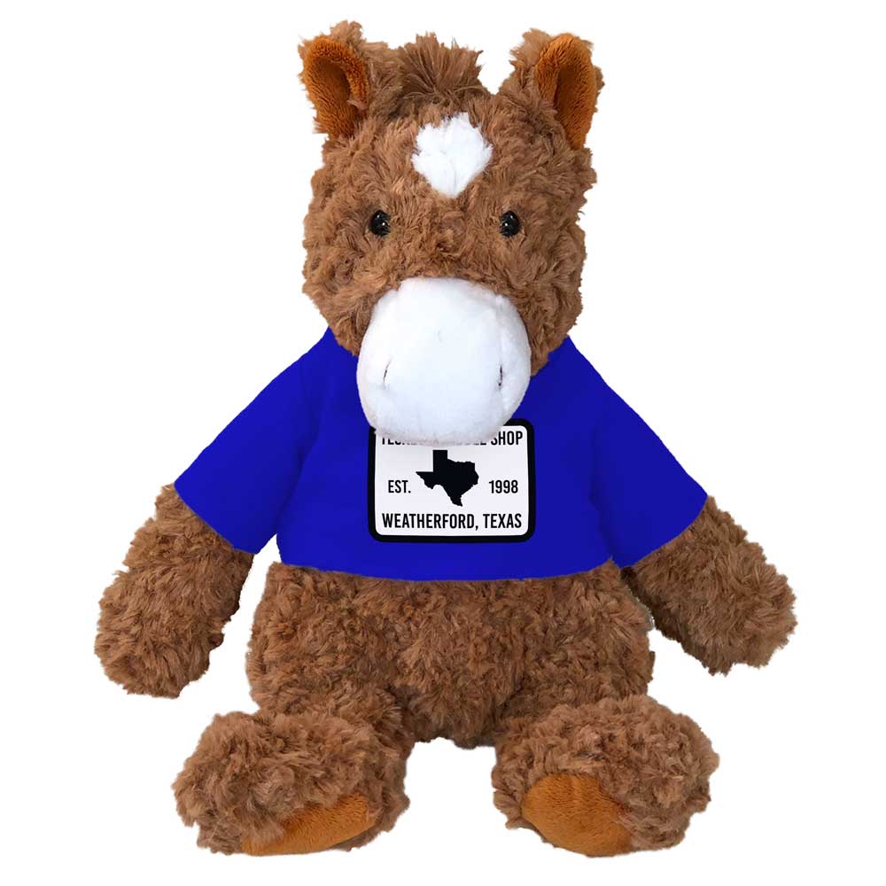 98 Saddle Shop Horse HOME & GIFTS - Toys Mascot Factory Blue