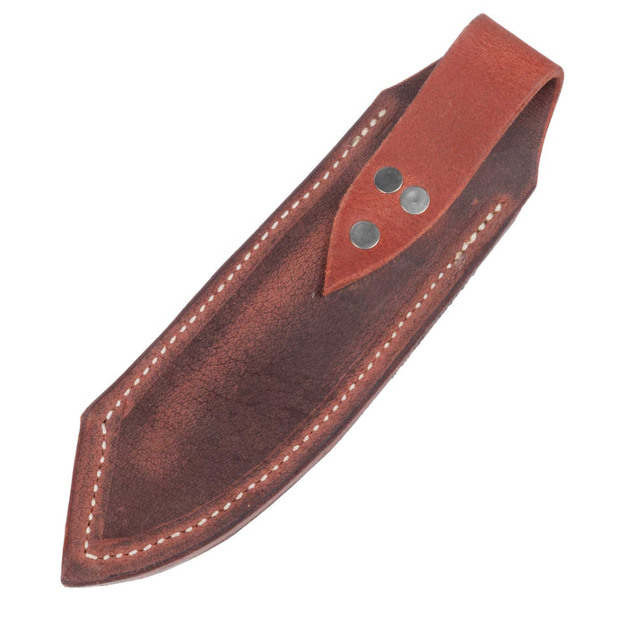 Justin Wiley Stag Carbon Steel Camp Knife w/ Leather Sheath