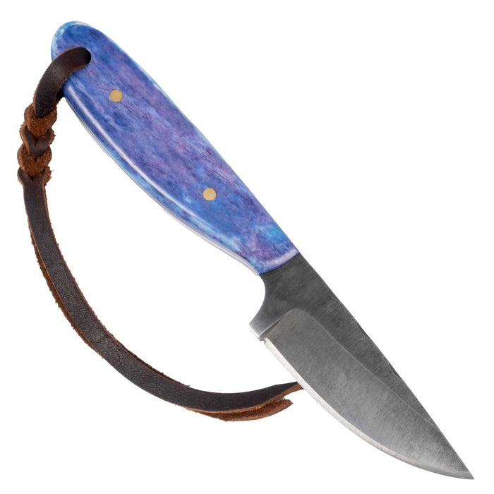 Justin Wiley Purple Handle Carbon Steel Knife