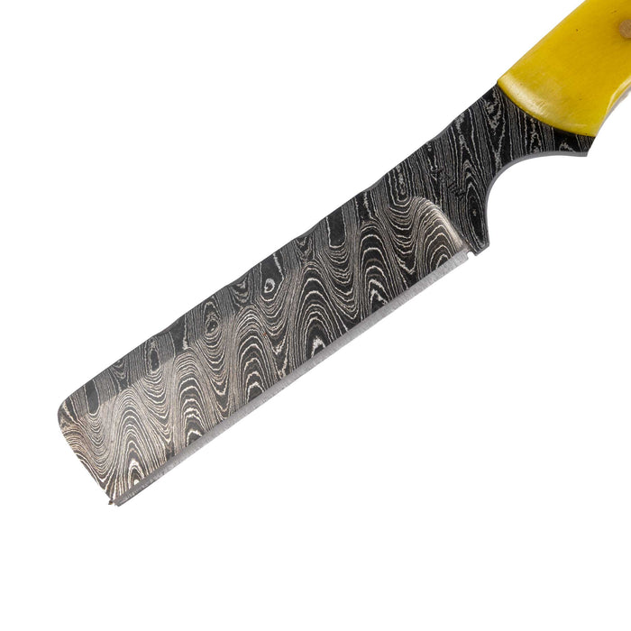 Justin Wiley Damascus Steel Bull Knife w/Sheath