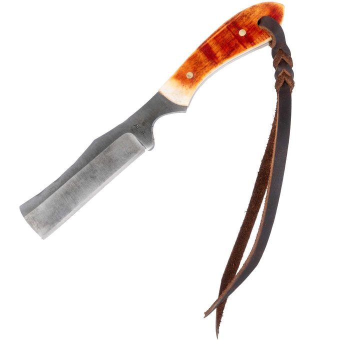 Justin Wiley Hand-Forged Carbon Steel Knife with Natural Bone Handle