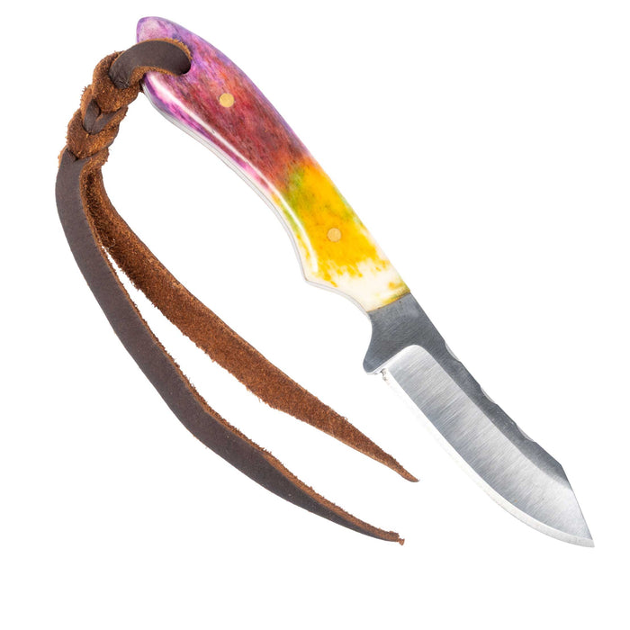 Justin Wiley Pink Handle Carbon Steel Knife
