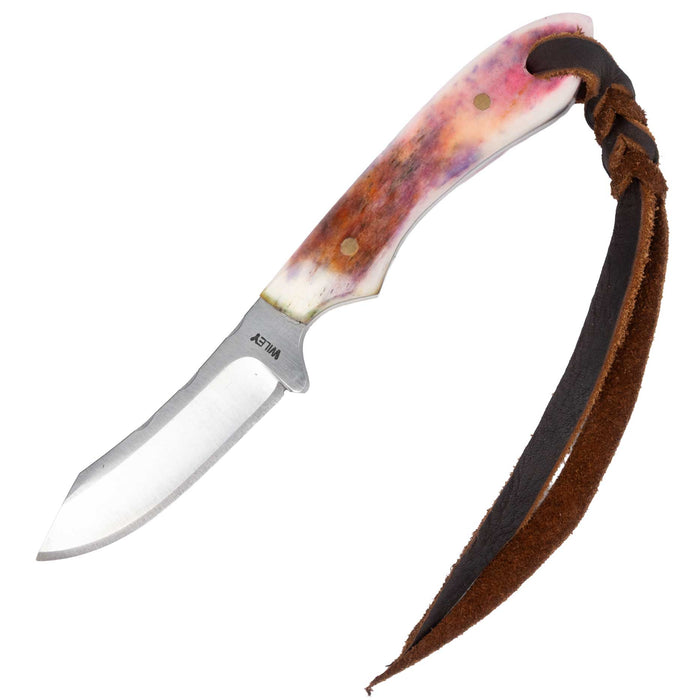 Justin Wiley Pink Handle Carbon Steel Knife