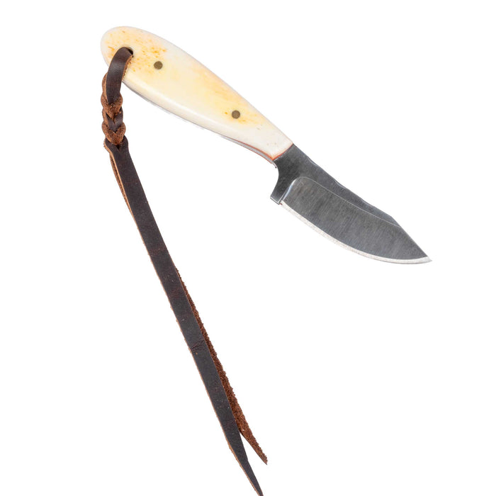 Justin Wiley Hand-Forged Carbon Steel Knife with Bone Handle