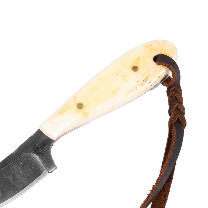 Justin Wiley Hand-Forged Carbon Steel Knife with Bone Handle