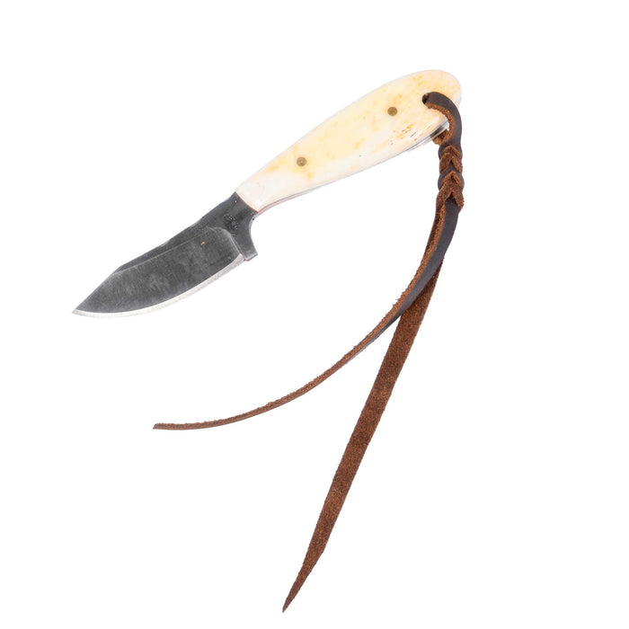 Justin Wiley Hand-Forged Carbon Steel Knife with Bone Handle
