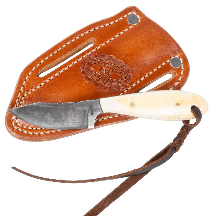 Justin Wiley Hand-Forged Carbon Steel Knife with Bone Handle