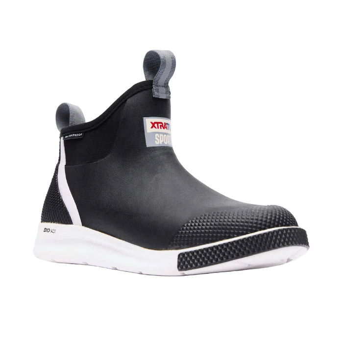 XTRATUF Women's Black Ankle Deck Sport Boot