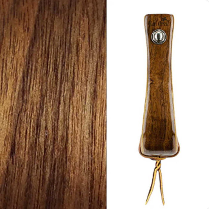 Don Orrell 3" Angled Offset Stirrup Tack - Saddle Accessories Don Orrell Walnut