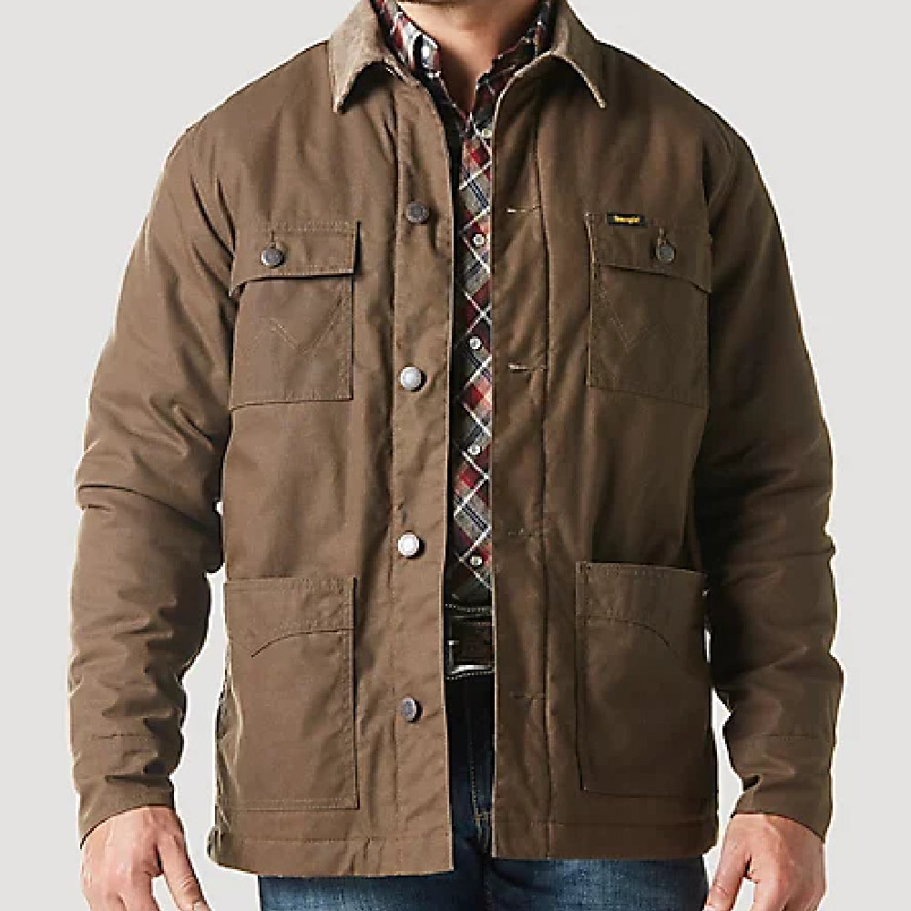 Wrangler Men's Western Lined Canvas Barn Coat MEN - Clothing - Outerwear - Jackets Wrangler   