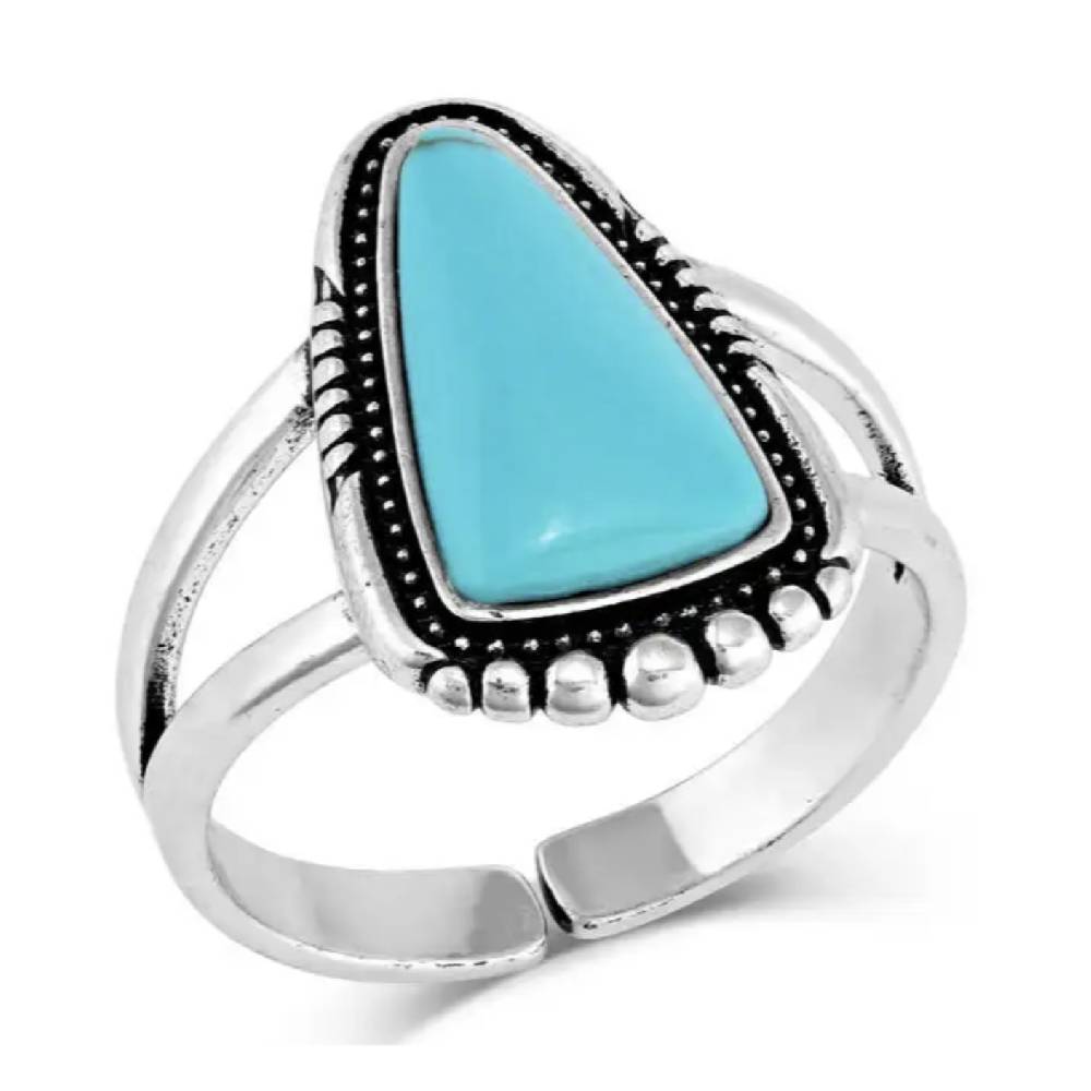 Montana Silversmiths Ways of the West Turquoise Ring WOMEN - Accessories - Jewelry - Rings Montana Silversmiths   