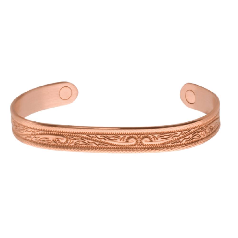 Sabona Plain Copper Bracelet (7mm Width) | Health and Care