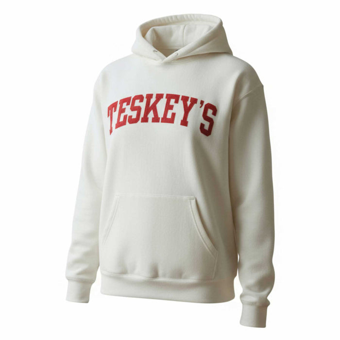 Teskey's Varsity Felt Hoodie - Ivory