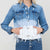 Women's Classic Crop Denim Jacket - FINAL SALE WOMEN - Clothing - Outerwear - Jackets Vervet   