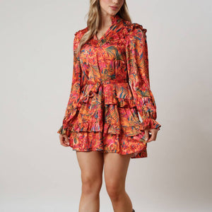 Women's Floral Tiered Dress - FINAL SALE WOMEN - Clothing - Dresses Fantastic Fawn   