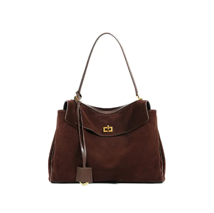 Women's Matte Leather Shoulder Bag