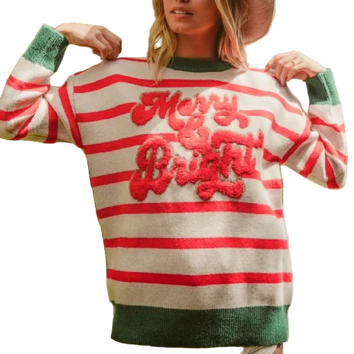 Women's Merry and Bright Knit Sweater