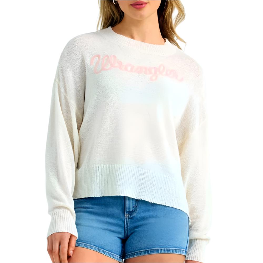 Wrangler Women's Retro Vintage Logo Sweater WOMEN - Clothing - Sweaters & Cardigans Wrangler