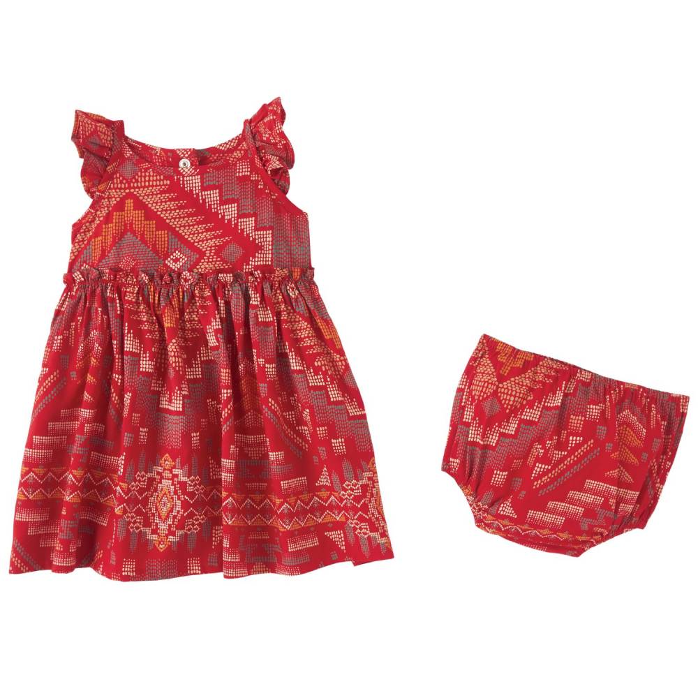 Wrangler Baby Ruffle Strap Dress Set KIDS - Baby - Baby Girl Clothing Wrangler   
