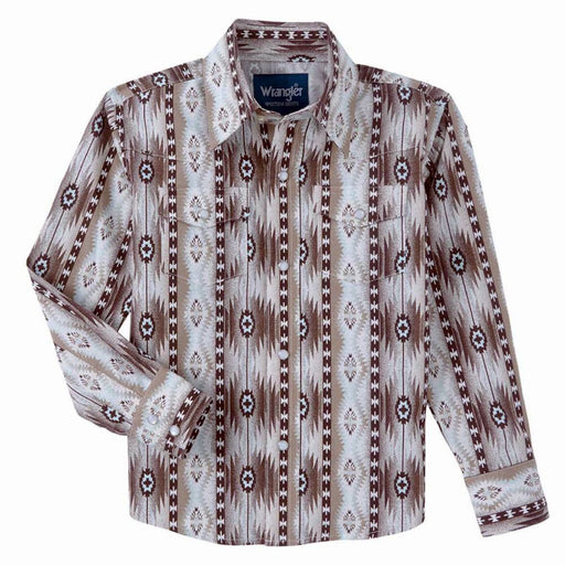 Wrangler Boy's Checotah Print Shirt KIDS - Boys - Clothing - Shirts - Long Sleeve Shirts Wrangler   