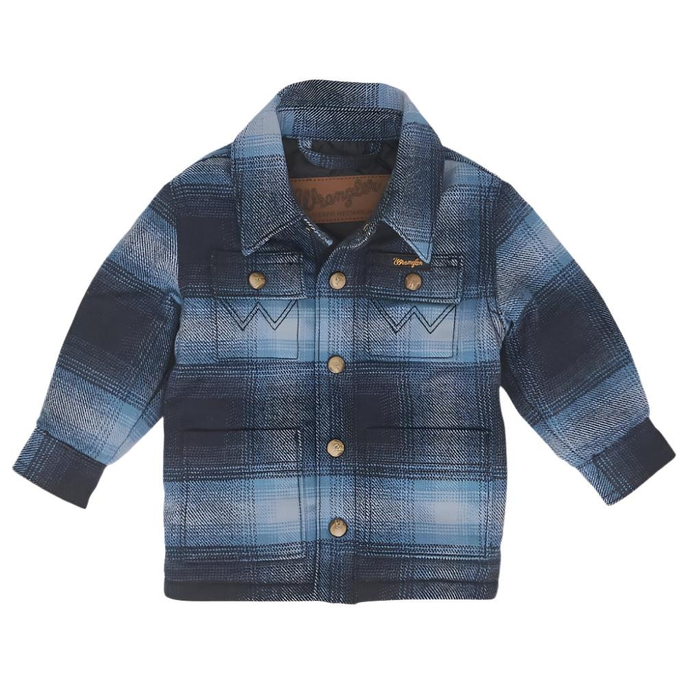 Wrangler Baby Boy's Quilt Lined Flannel Shirt Jacket KIDS - Baby - Baby Boy Clothing Wrangler