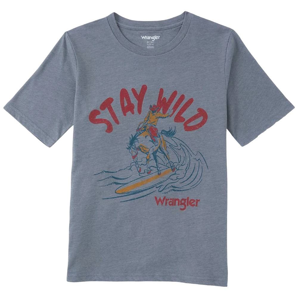 Wrangler Boy's "Stay Wild Surfer" Graphic Tee