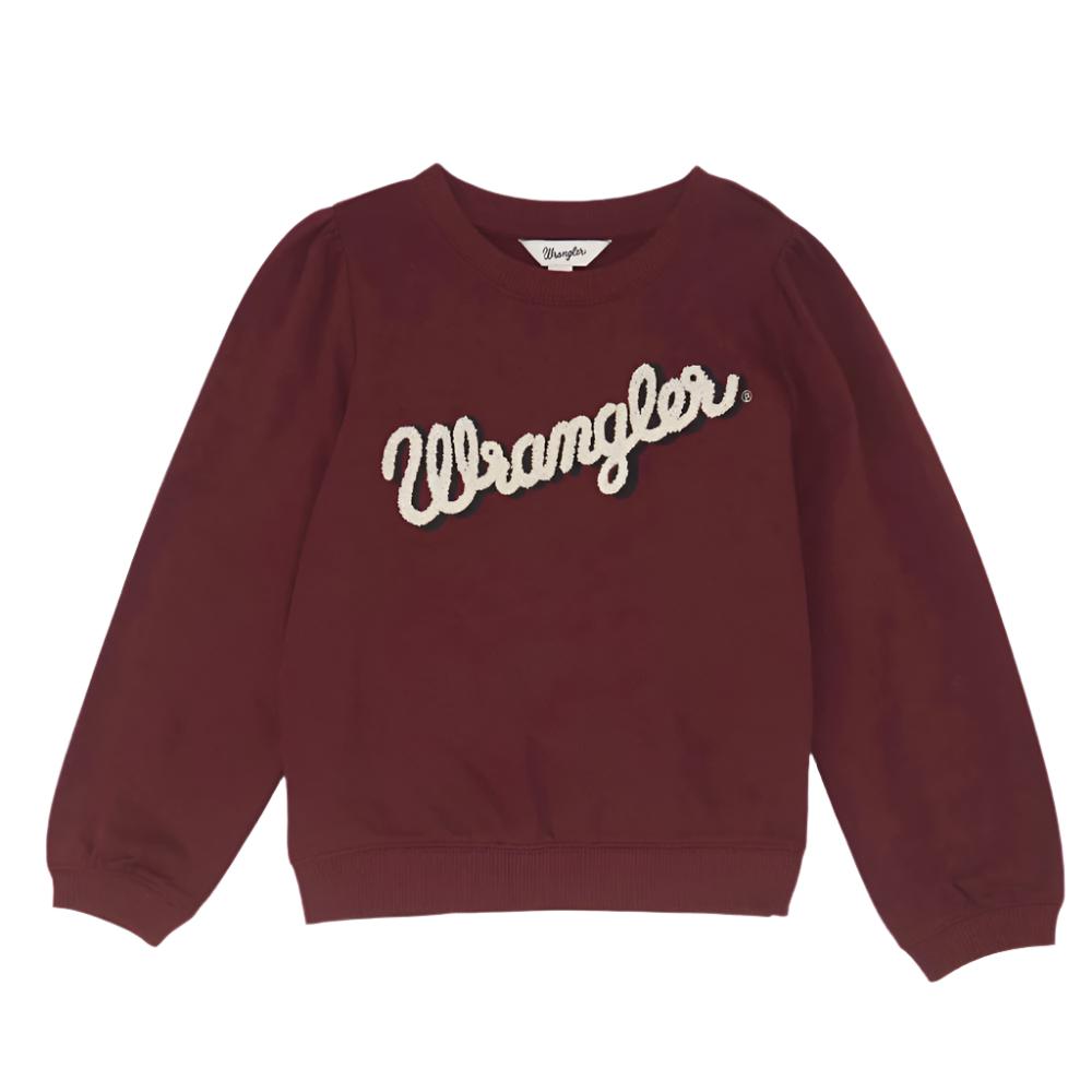 Wrangler Girl's Embroidered Puff Sleeve Pullover KIDS - Girls - Clothing - Sweatshirts & Hoodies Wrangler   