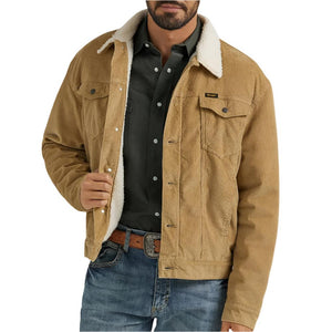 Wrangler Men's Cowboy Cut Sherpa Lined Corduroy Jacket MEN - Clothing - Outerwear - Jackets Wrangler   