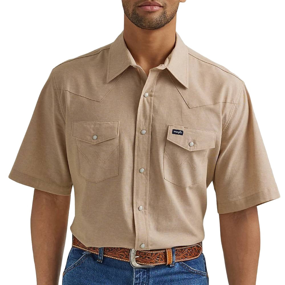 Wrangler Men's Cowboy Cut Western Work Shirt