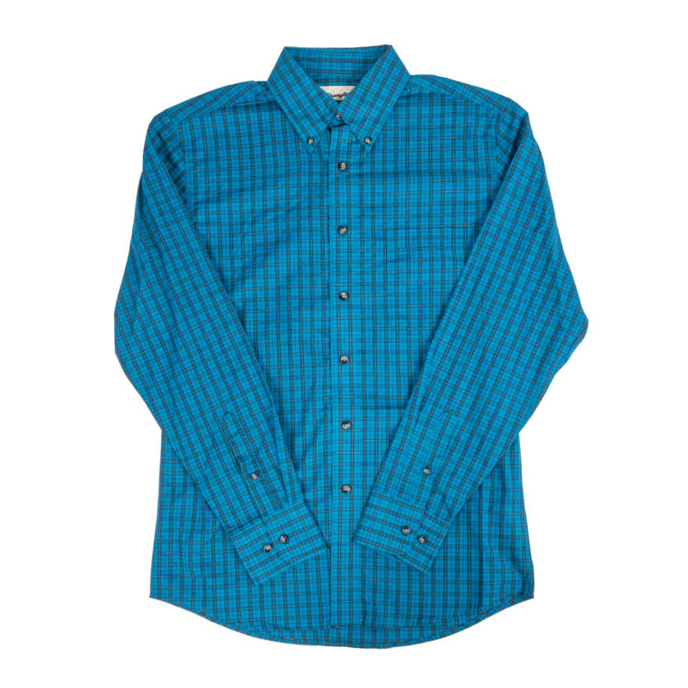 Wrangler Men's Riata Plaid Shirt - FINAL SALE MEN - Clothing - Shirts - Long Sleeve Wrangler