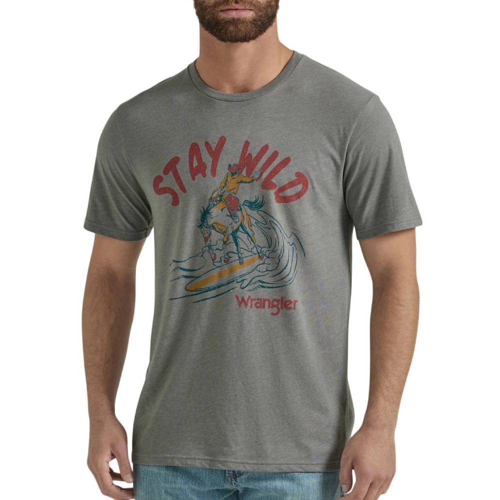 Wrangler Men's Wild Surfer Graphic Tee MEN - Clothing - T-Shirts & Tanks Wrangler   
