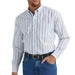 Wrangler Men's Stripe Print Button Shirt MEN - Clothing - Shirts - Long Sleeve Wrangler
