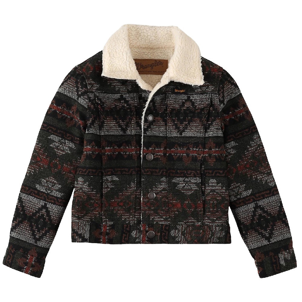 Wrangler Boy's Sherpa Lined Jacquard Jacket KIDS - Boys - Clothing - Outerwear - Jackets Wrangler   
