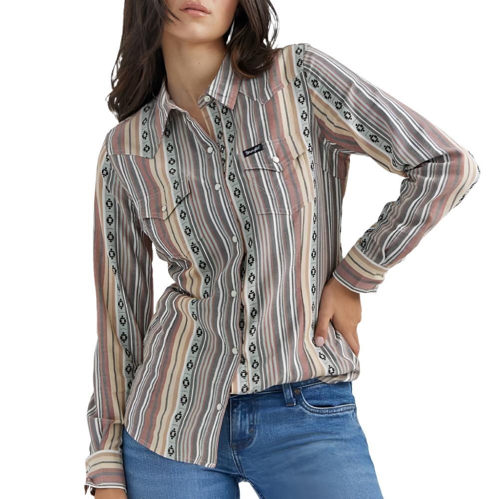 Wrangler Women's Retro Strip Shirt WOMEN - Clothing - Tops - Long Sleeved Wrangler   