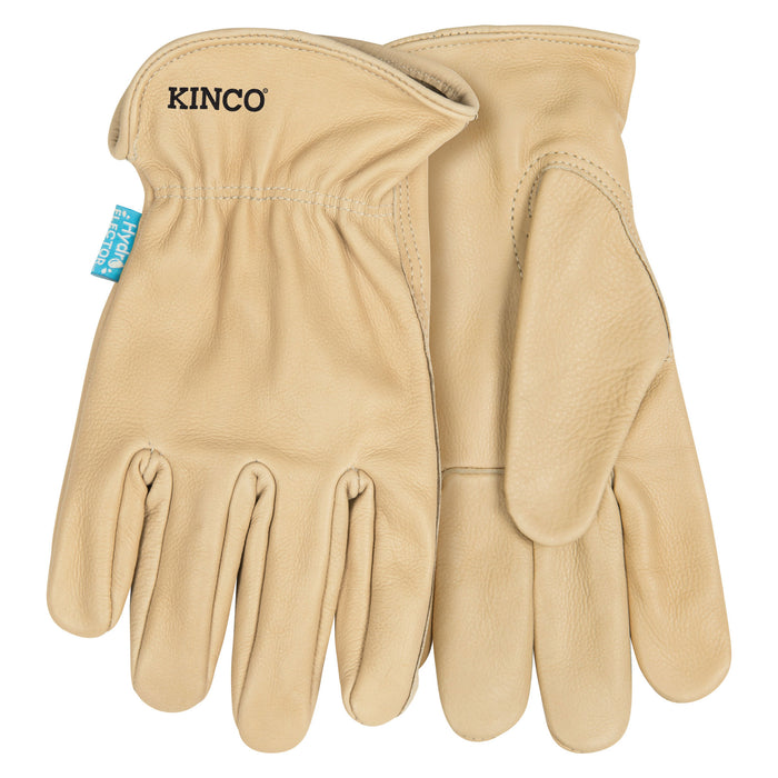 Kinco HydroFlector™ Water-Resistant Premium Grain Cowhide Driver For the Rider - Gloves Kinco