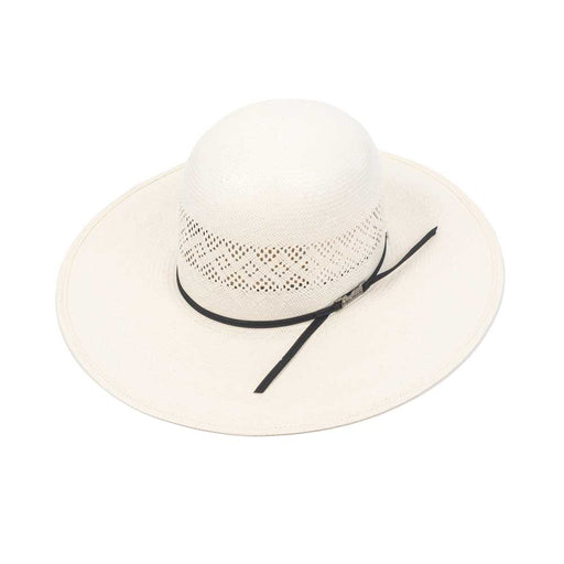 American Fancy Vent 4 1/2" Brim Open Crown Straw Hat HATS - STRAW HATS American Hat Co.